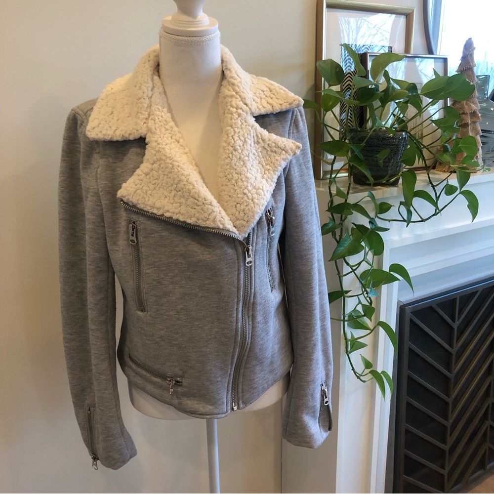 Ellison Grey Moro Jacket with Teddy Lining - M